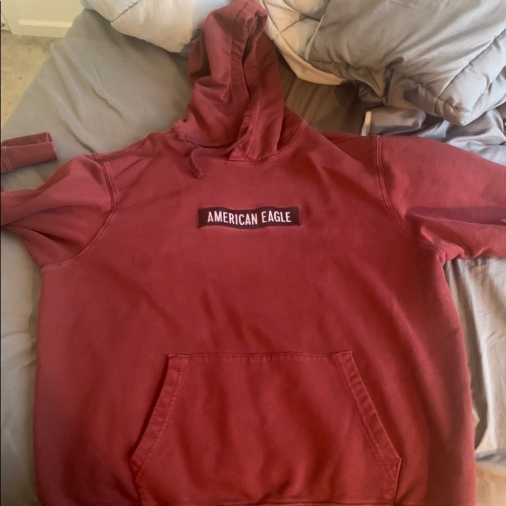 American Eagle Red/Burgundy hoodie